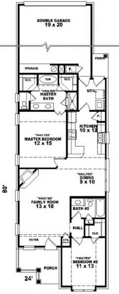Floorplan for House Plan #053-00243