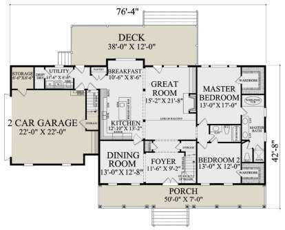 House Plan House Plan #25052 Drawing 1
