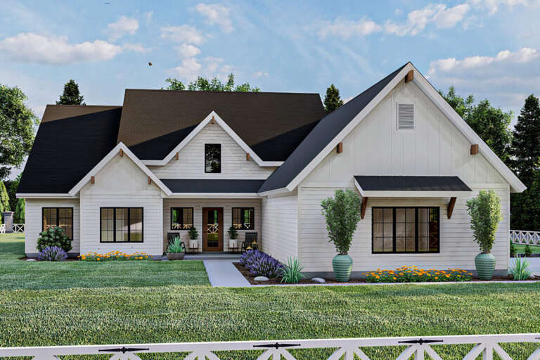 House Plan House Plan #25053 Front Elevation 