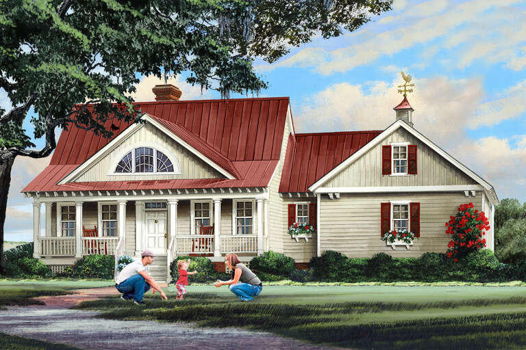 House Plan House Plan #25054 Front Elevation 