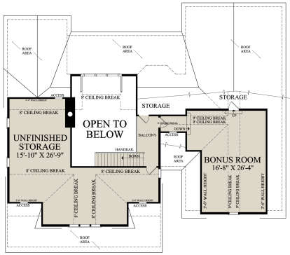 Second Floor for House Plan #7922-00246