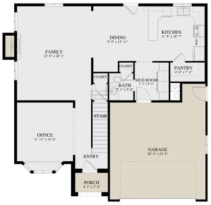 Main Floor for House Plan #2802-00072