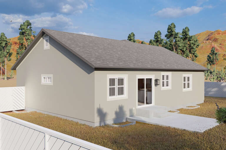 Traditional House Plan #2802-00073 Elevation Photo
