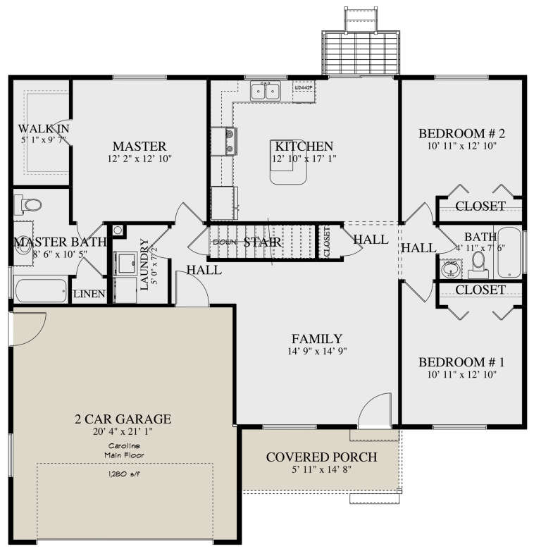 House Plan House Plan #25059 Drawing 1