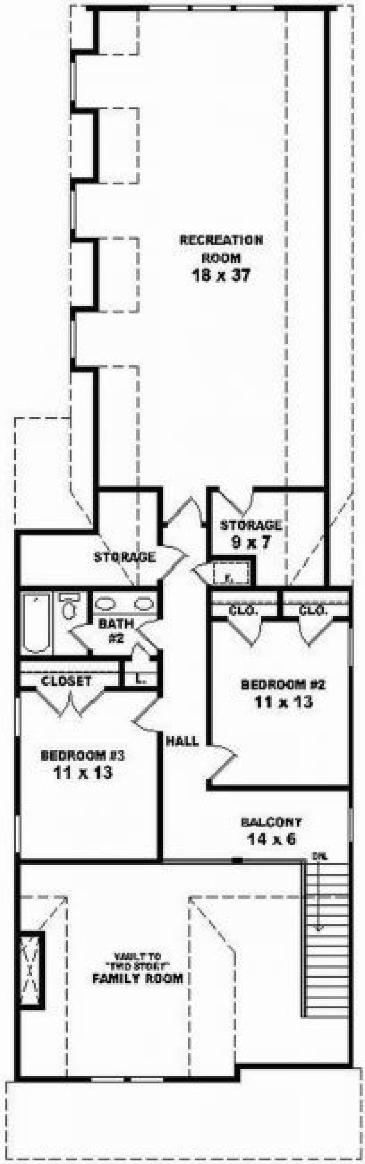 Second Floor for House Plan #053-00244