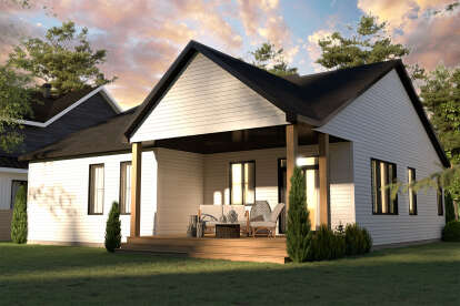 Bungalow House Plan #034-01282 Elevation Photo