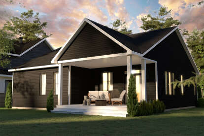 Bungalow House Plan #034-01282 Elevation Photo
