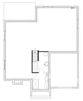 Basement for House Plan #034-01282