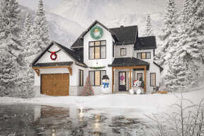 Modern Farmhouse House Plan #034-01283 Elevation Photo