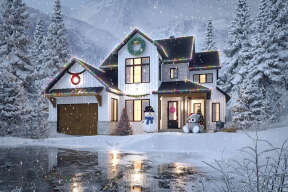 Modern Farmhouse House Plan #034-01283 Elevation Photo