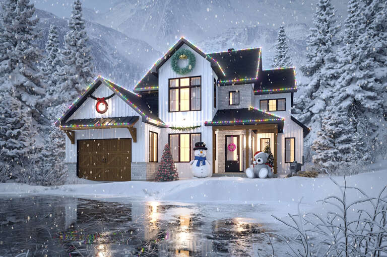 Modern Farmhouse House Plan #034-01283 Elevation Photo
