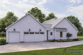 Modern Farmhouse House Plan #4534-00044 Elevation Photo