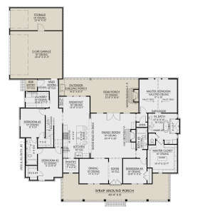 Main Floor for House Plan #4534-00044