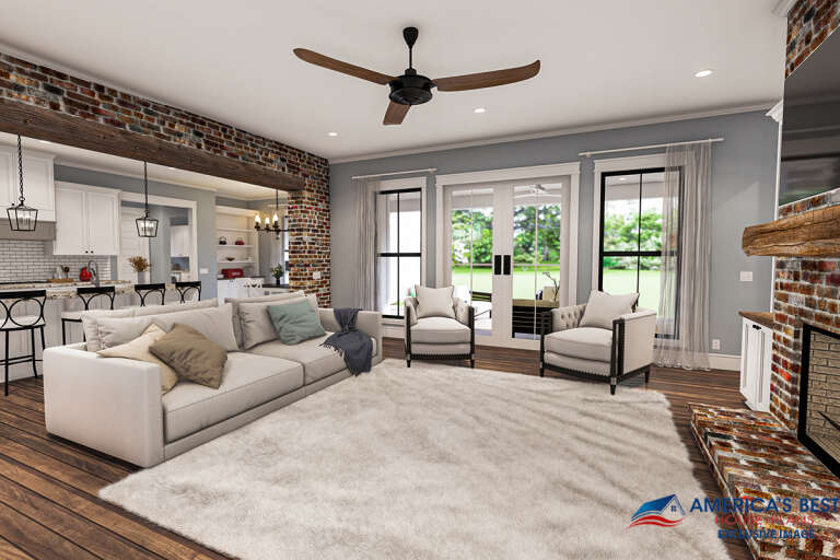 Modern Farmhouse House Plan #4534-00044 Additional Photo
