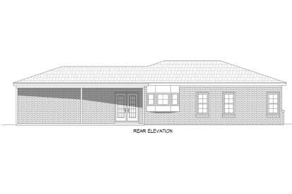 Ranch House Plan #940-00259 Elevation Photo