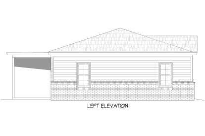 Ranch House Plan #940-00259 Elevation Photo