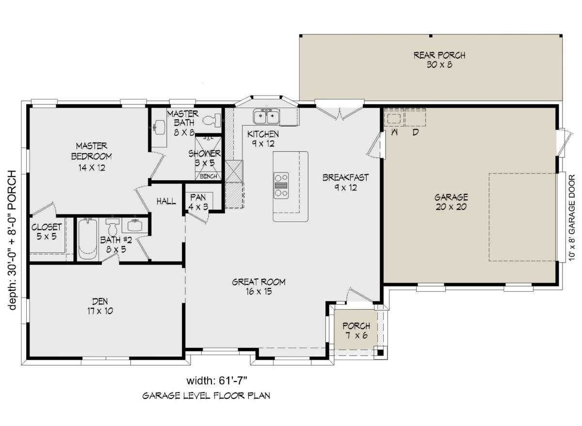 Main Floor for House Plan #940-00259