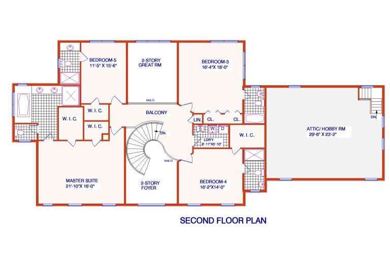 House Plan House Plan #25065 Drawing 2
