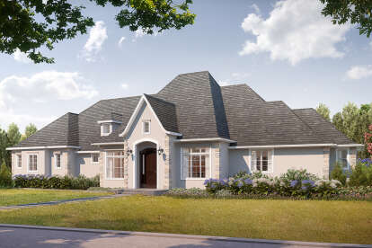 European House Plan #033-00134 Elevation Photo