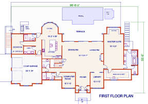 Main Floor for House Plan #033-00134