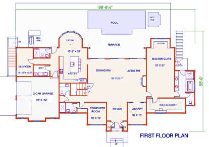 House Plan House Plan #25066 Drawing 1
