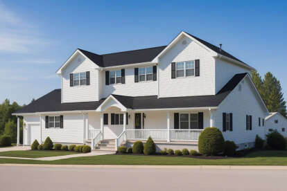 Country House Plan #033-00135 Elevation Photo