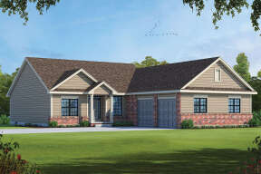 Traditional House Plan #402-01678 Elevation Photo
