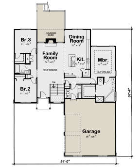 Main Floor for House Plan #402-01678
