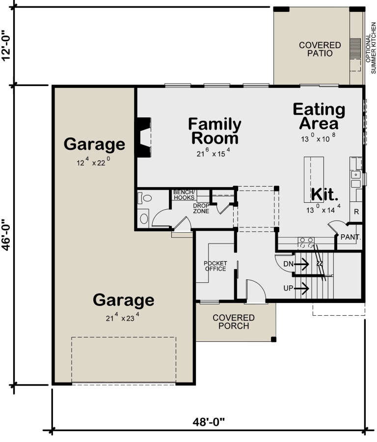 House Plan House Plan #25069 Drawing 1