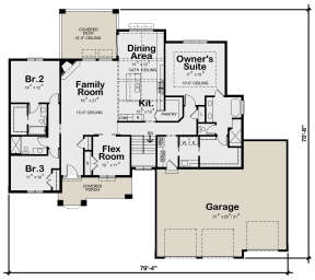 Main Floor for House Plan #402-01680