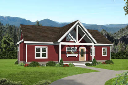 House Plan House Plan #25071 Front Elevation 