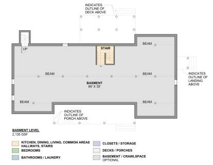 Basement for House Plan #1026-00001