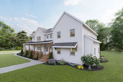Modern Farmhouse House Plan #1026-00002 Elevation Photo