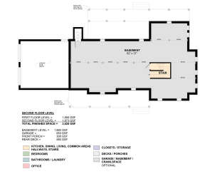 Basement for House Plan #1026-00002