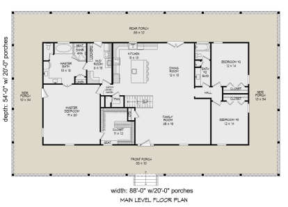 Main Floor for House Plan #940-00261