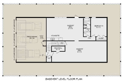 Basement for House Plan #940-00261