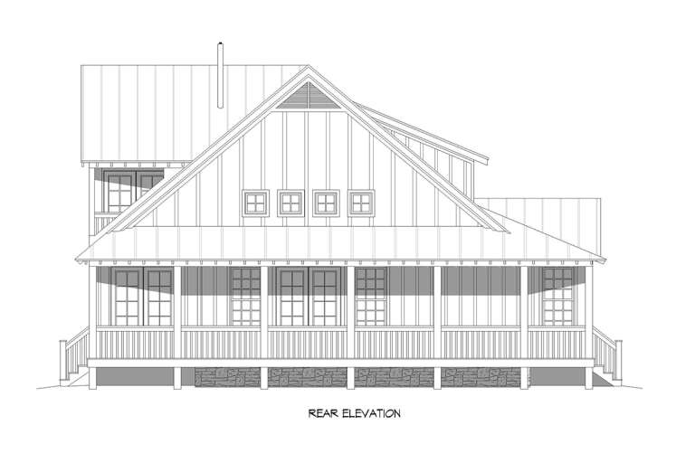 Country House Plan #940-00262 Elevation Photo