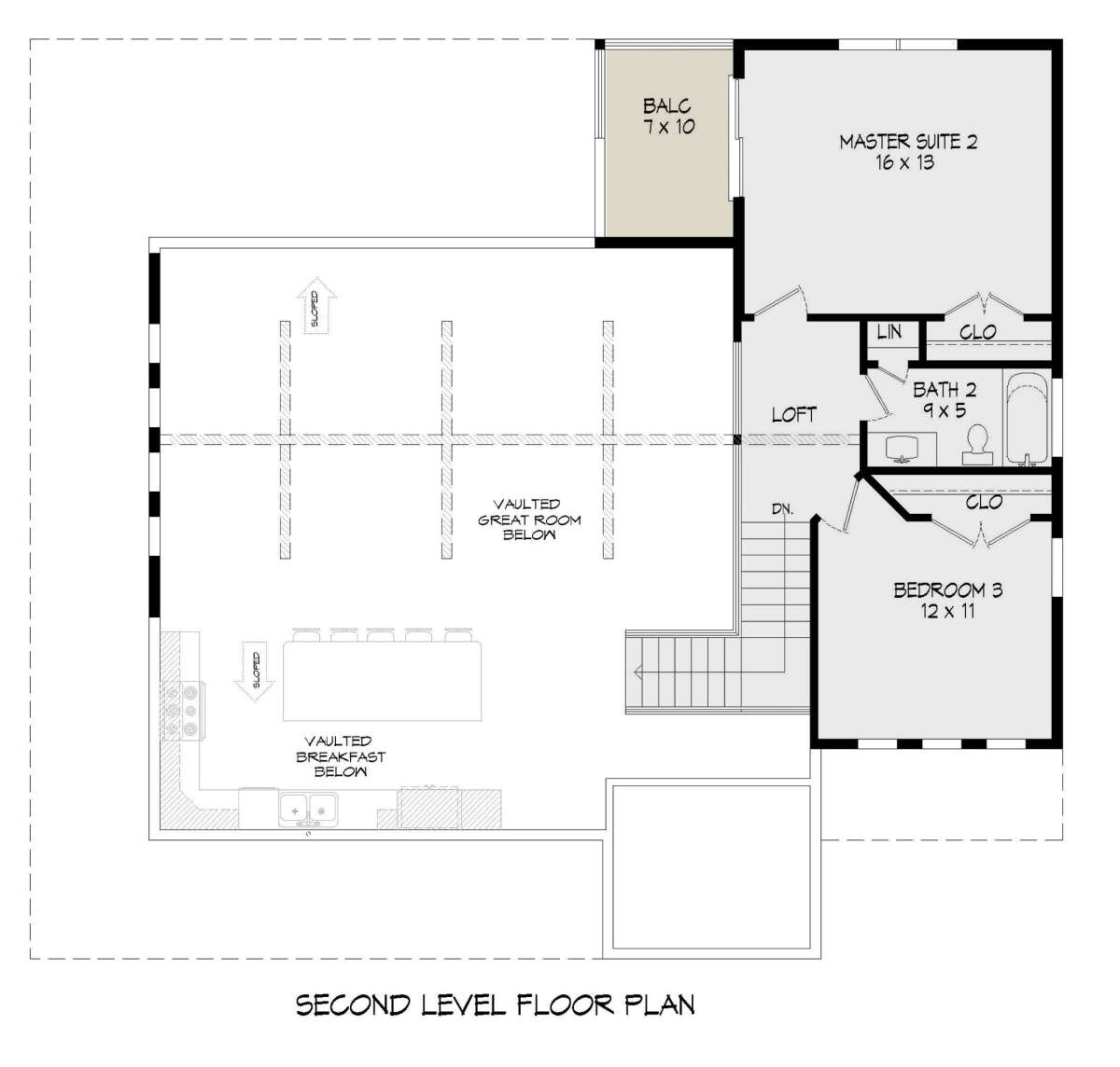 Second Floor for House Plan #940-00262