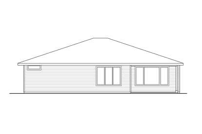 Ranch House Plan #035-00881 Elevation Photo