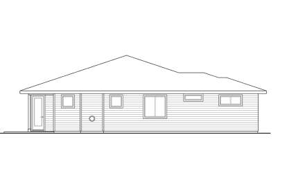 Ranch House Plan #035-00881 Elevation Photo