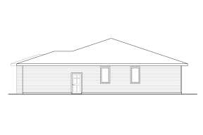 Ranch House Plan #035-00881 Elevation Photo