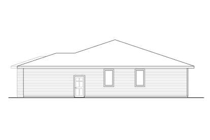 Ranch House Plan #035-00881 Elevation Photo