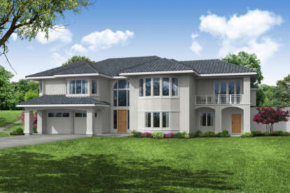 3 Bed, 2 Bath, 3191 Square Foot House Plan - #035-00883