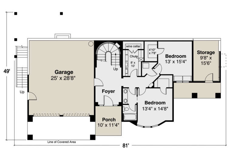House Plan House Plan #25080 Drawing 1