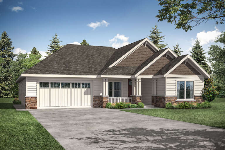 House Plan House Plan #25081 Front Elevation 