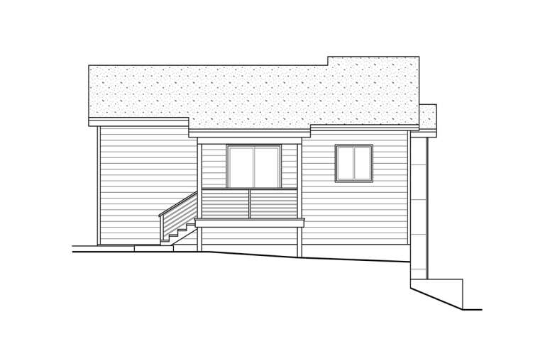 Modern House Plan #035-00885 Elevation Photo