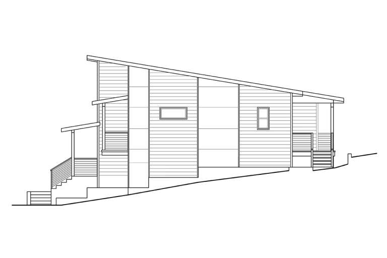 Modern House Plan #035-00885 Elevation Photo