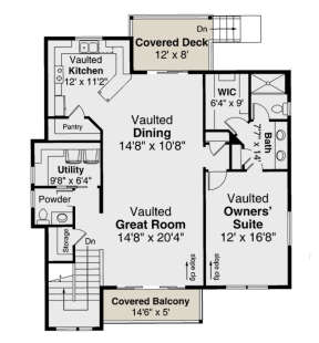 Main Floor for House Plan #035-00885