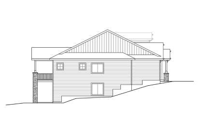 Craftsman House Plan #035-00886 Elevation Photo