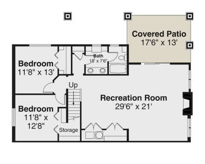 Basement for House Plan #035-00886